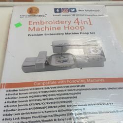 Embroidery 4 In 1 Machine Hoop 