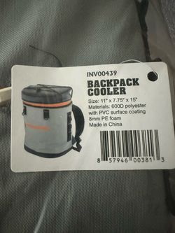 Back Pack Cooler