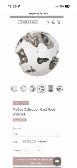 Root Wall Ball Decor