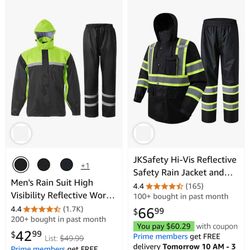Men rain suit 