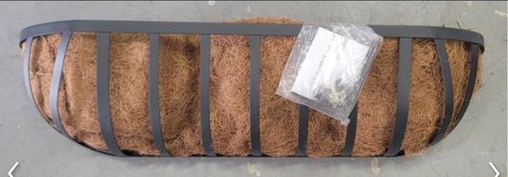 Metal window planter box