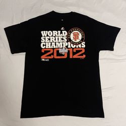 2012 MLB World Series Champ Giants Tshirt ~ Size L