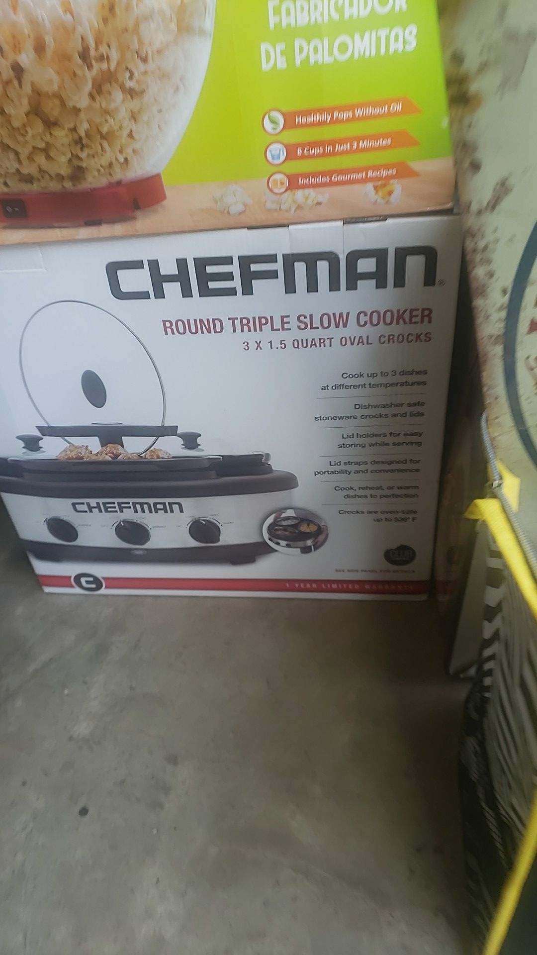 New triple slow cooker