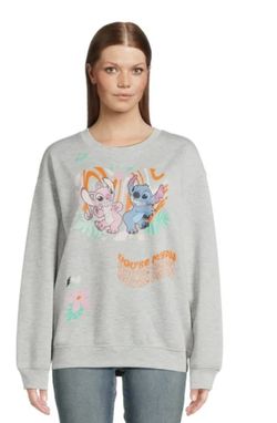 Disney Stitch Angel You're My Fav Sweatshirt