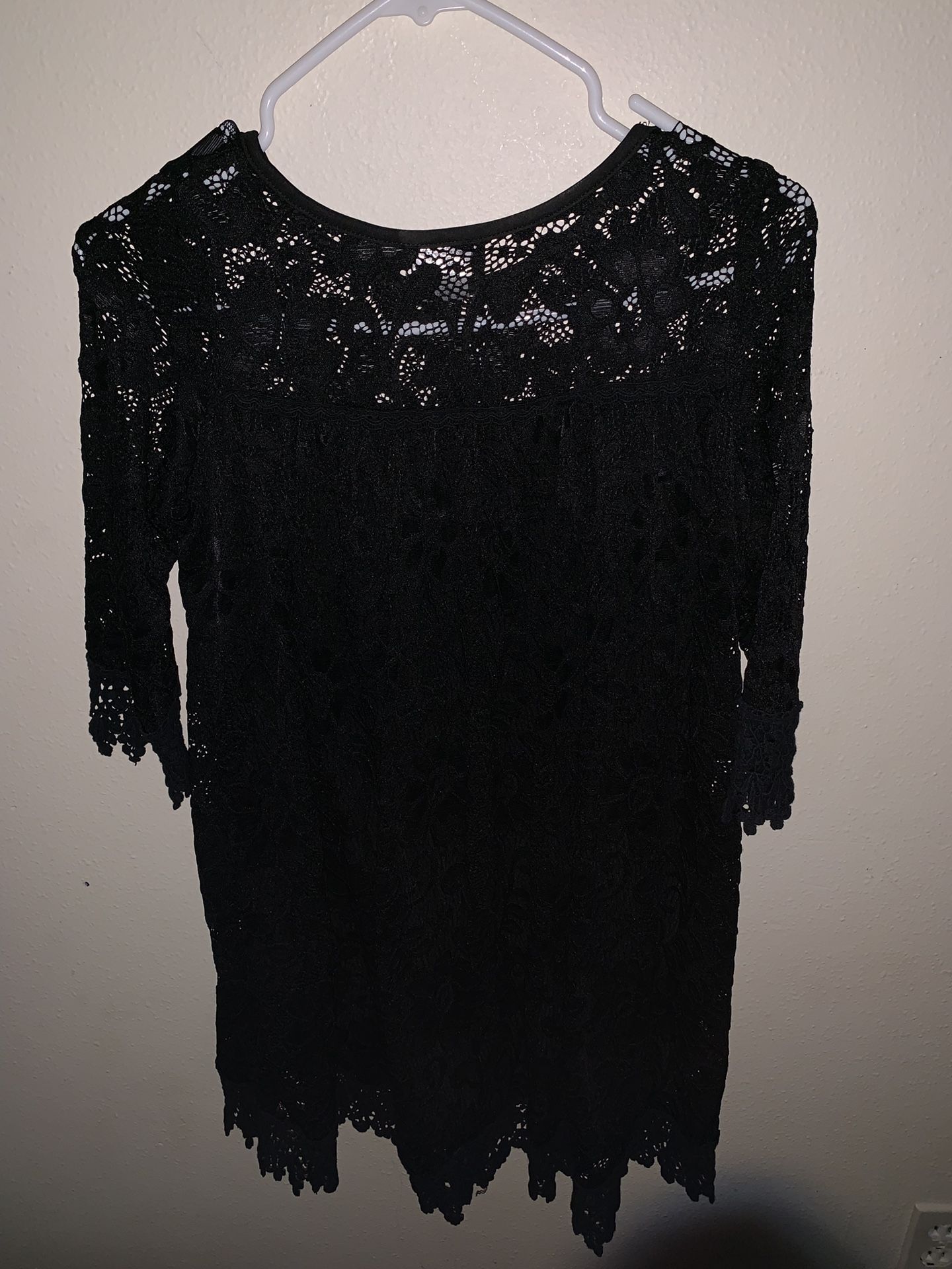 Gorgeous black lace dress size 10/12