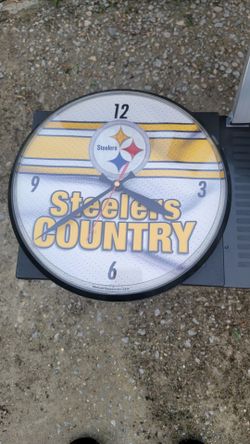 Steelers Wall Clock
