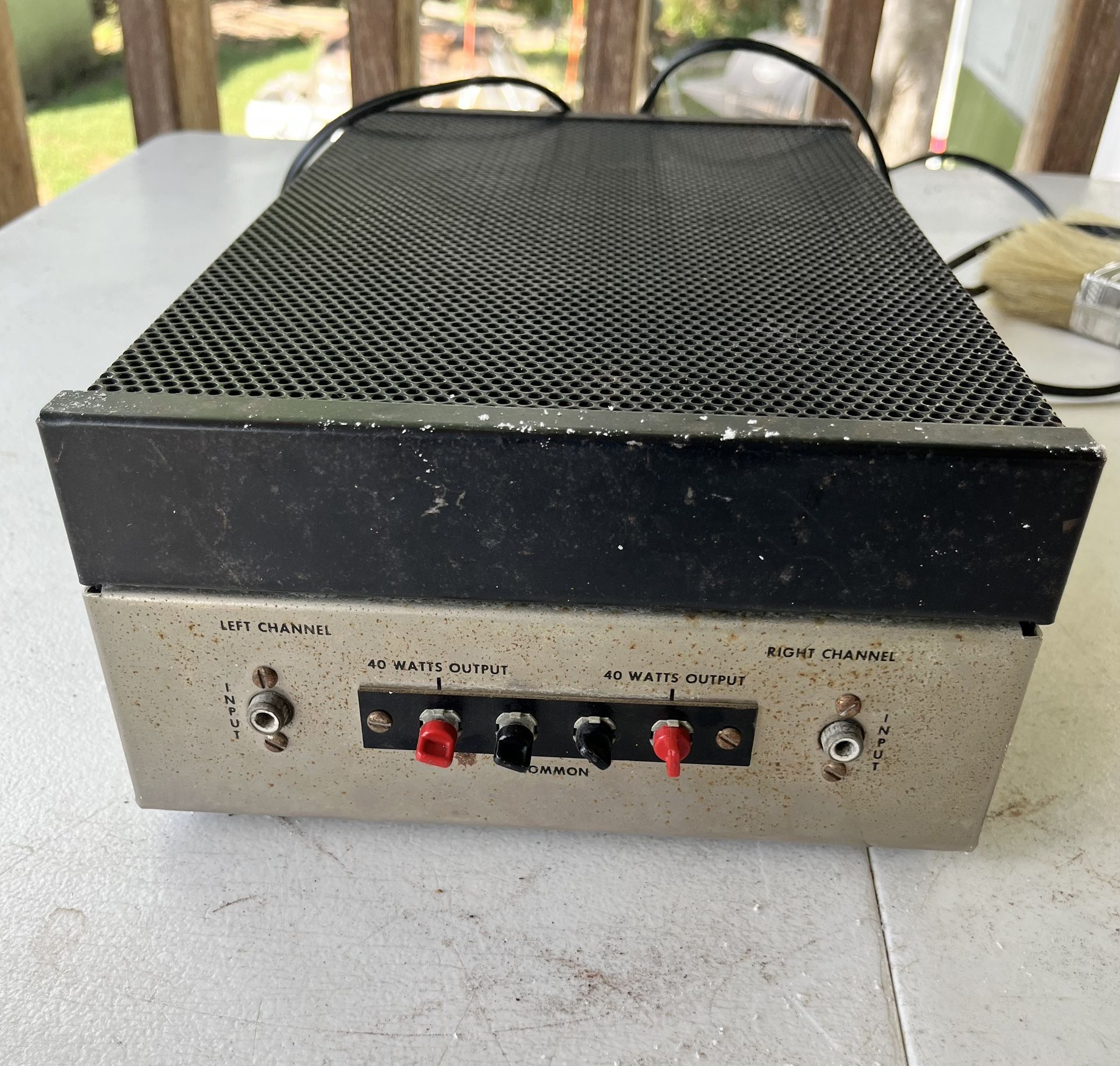 Vintage Dynaco ST- 80 Stereo Power Amplifier, Parts or Repair