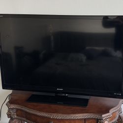 48” Sharp Flat Screen TV – Good Condition, No Smart Features