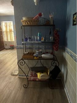 Iron kitchen hutch