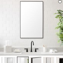 New Pottery Barn Recessed Medicine Cabinet in Black