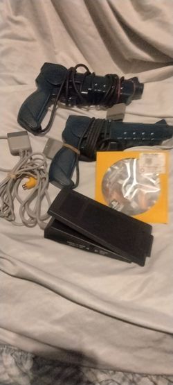 Ps1 Time Crisis + Light Gunx2 w/Pedal