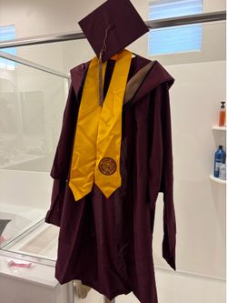 ASU gown full set