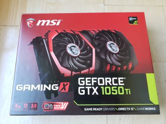 MSI GeForce GTX 1050 Ti GAMING X 4GB GDDR5 for Sale in
