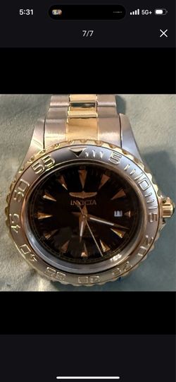 Invicta 2308 Men's Pro Diver Two Tone Black Dial Automatic Watch 47MM Runs