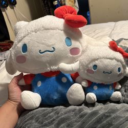 Cinamoroll Wearing Hello Kitty Costume 12 In And 6 Inch