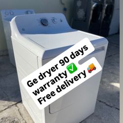 Like New Ge Dryer 90 days warranty ✅ 