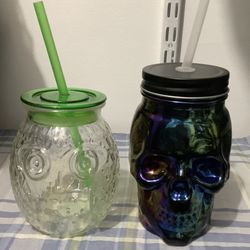 SKULL & OWL SIPPER GLASSES (AVAILABLE)