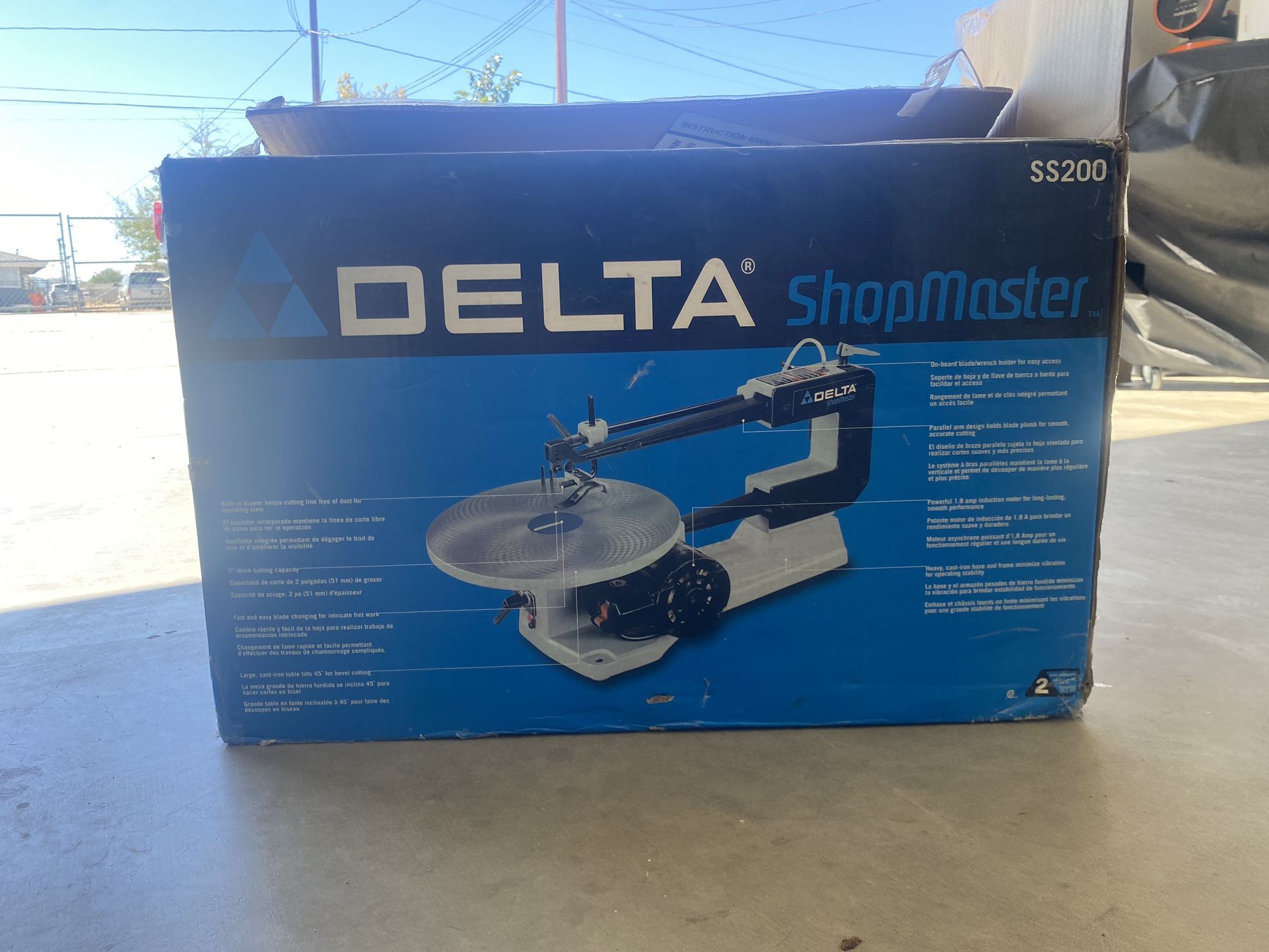 Delta 2 Speed 16" Scroll Saw 40-560 Unused In Original Box