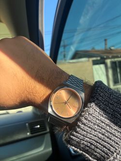 Nixon Watch Silver Pink