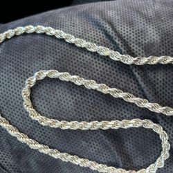 Men’s Silver Chain 26 In