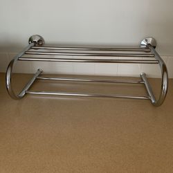 Metal floating shelf . 