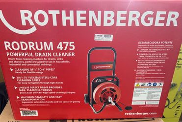 Rothenberger Powerful Drain Cleaner Rodrum 475