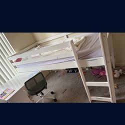 twin size bed with stairs
