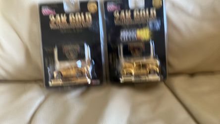 24 K Gold Plated Commemorative Series NASCAR.