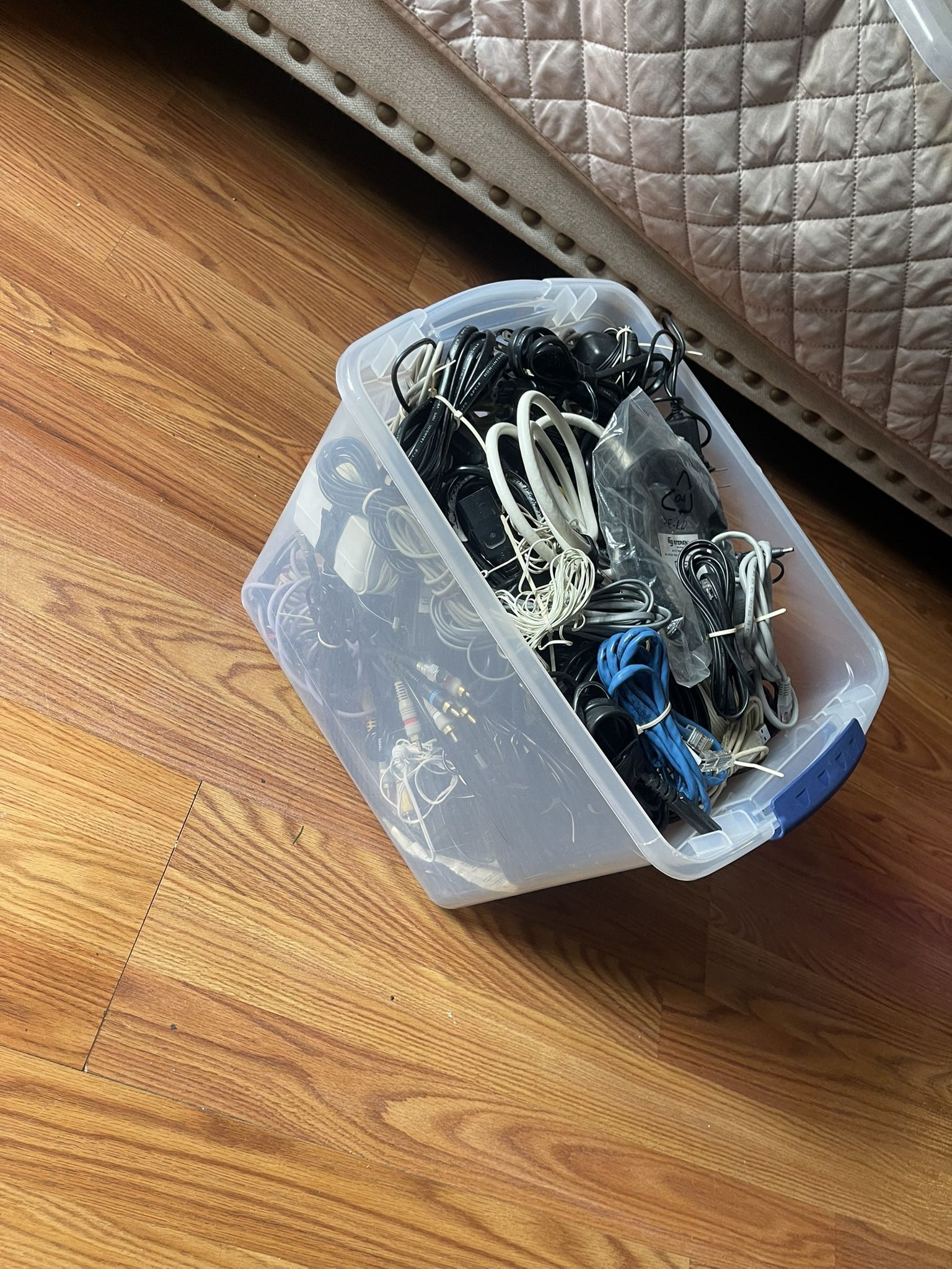 Huge lot of wires and cables