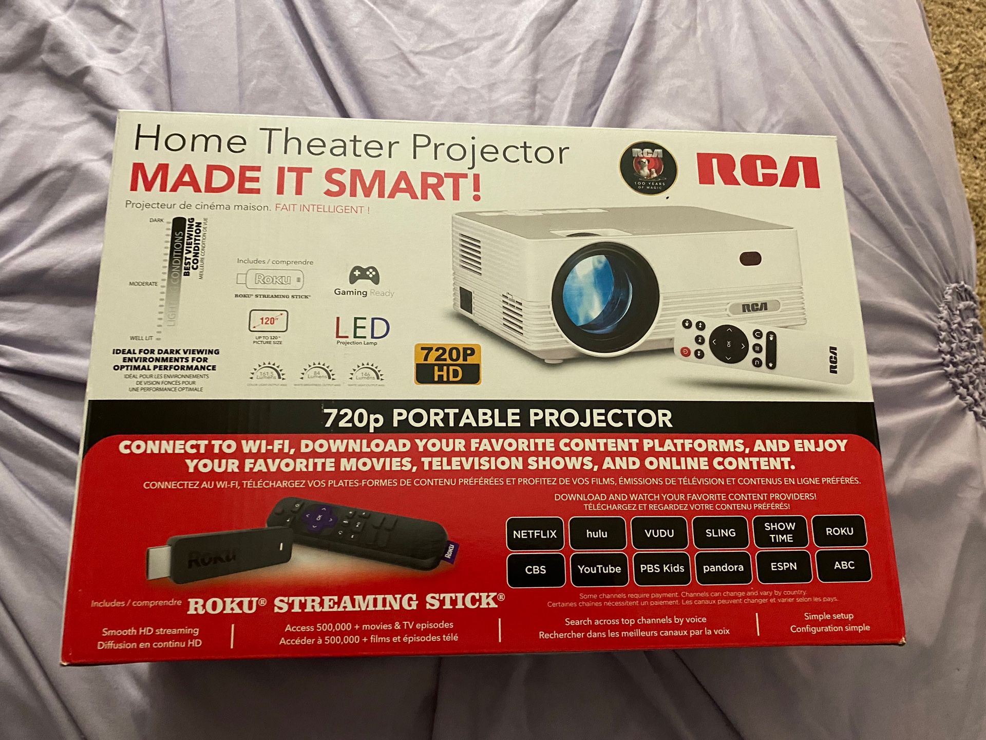 RCA portable projector