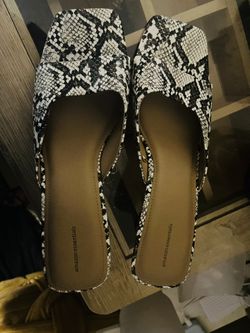 Sneak Print Heels Platform 