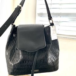 Black Bucket Bag