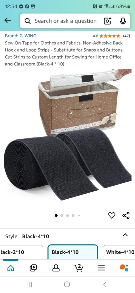 Sew On Tape Velcro