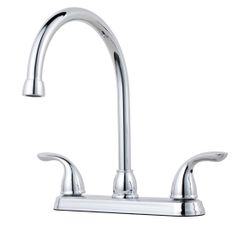 Pfister G136-2000 Series 2-Handle Kitchen Faucet, Chrome  #E2-777