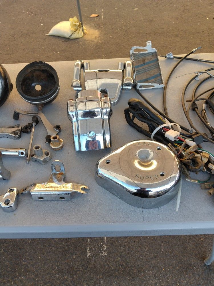 Old School Harley Davidson Parts For Sale!!! Also 1970's Honda 750 F/CB Parts