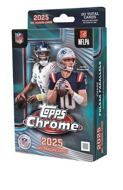 2025 Topps Chrome NFL Football Sealed Hanger Box