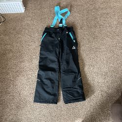 Girls snow bibs size 10-12