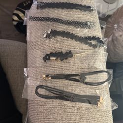 Black /silver / Gold Chocker Necklaces 