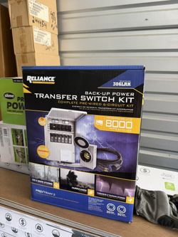 Reliance ProTran 2 30-Amp Generator Transfer Switch – Backup Power Panel – New