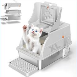 Stainless steel litter box, Cat Litter Box 
