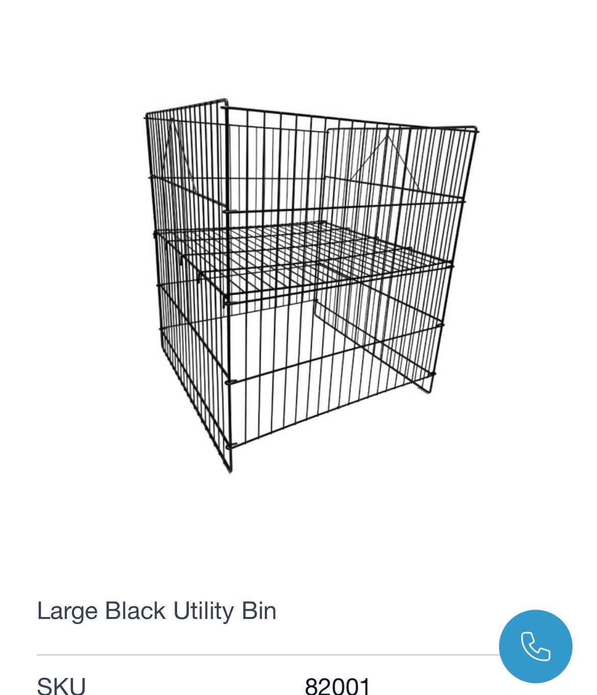 Large Wire Dump Bins