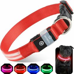 LED Dog Collar Red - $ 8 new
