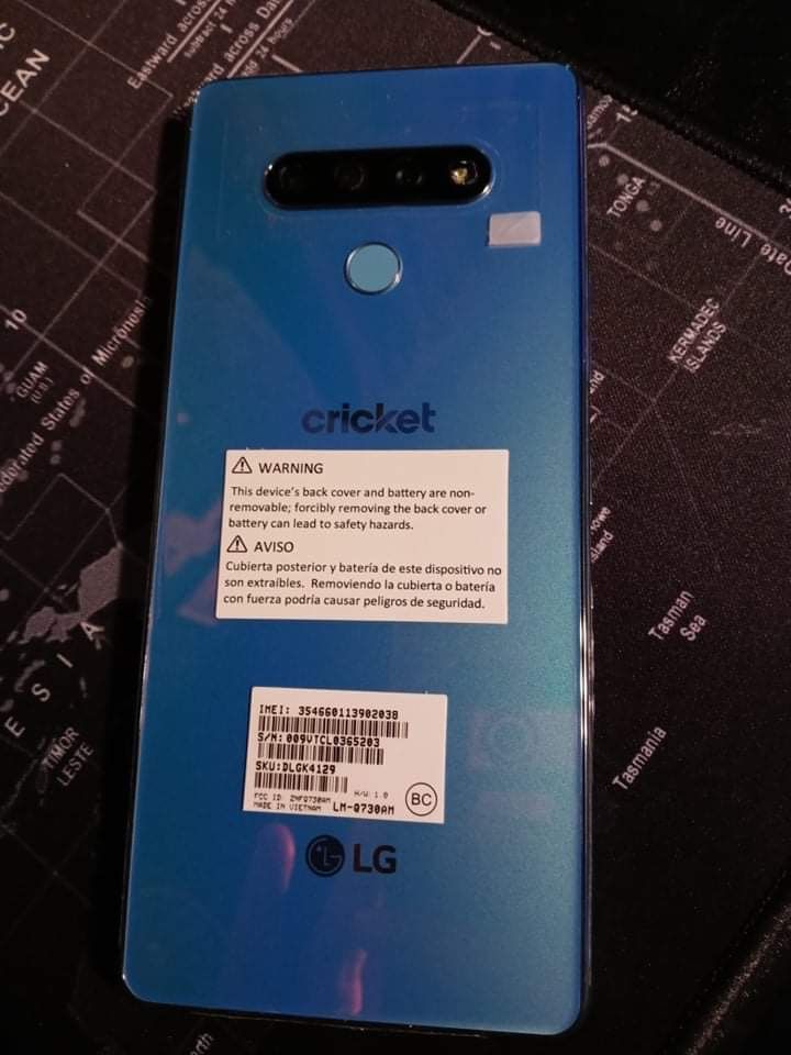 CRICKET Lg Stylo 6 Holographic Blue 64gb