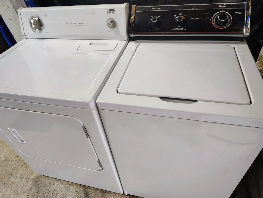 Washer And Electric Dryer