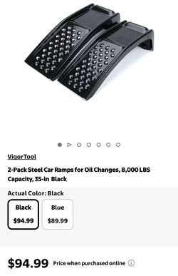 Brand New Metal Ramps Black.