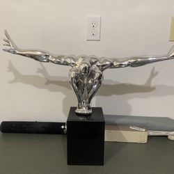 Jumping Man Sculpture