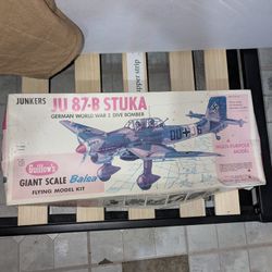 Junkers Ju87-b Stuka Vintage Model Plane 
