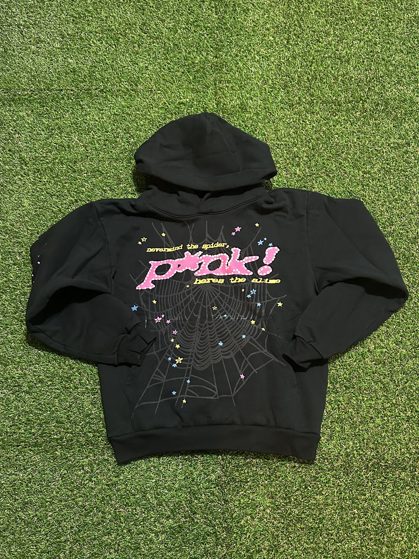 BRAND NEW - SP5DER HOODIE - SMALL - BLACK - "BEST OFFER"