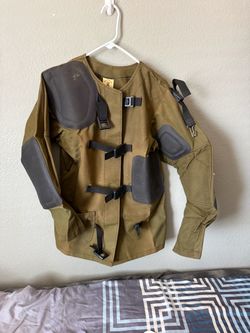 Creedmoor Sports Shooting Jacket Green Canvas Padded Buckle Range