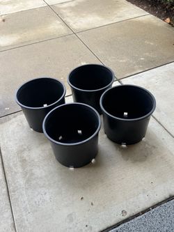 Four - 10 gal grow pots